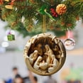 thumbnail image 3 of Pendentif de Décoration de Noël en Acrylique pour Fête Intérieure Extérieure et Ornement d'Arbre Rétro, 3 of 4