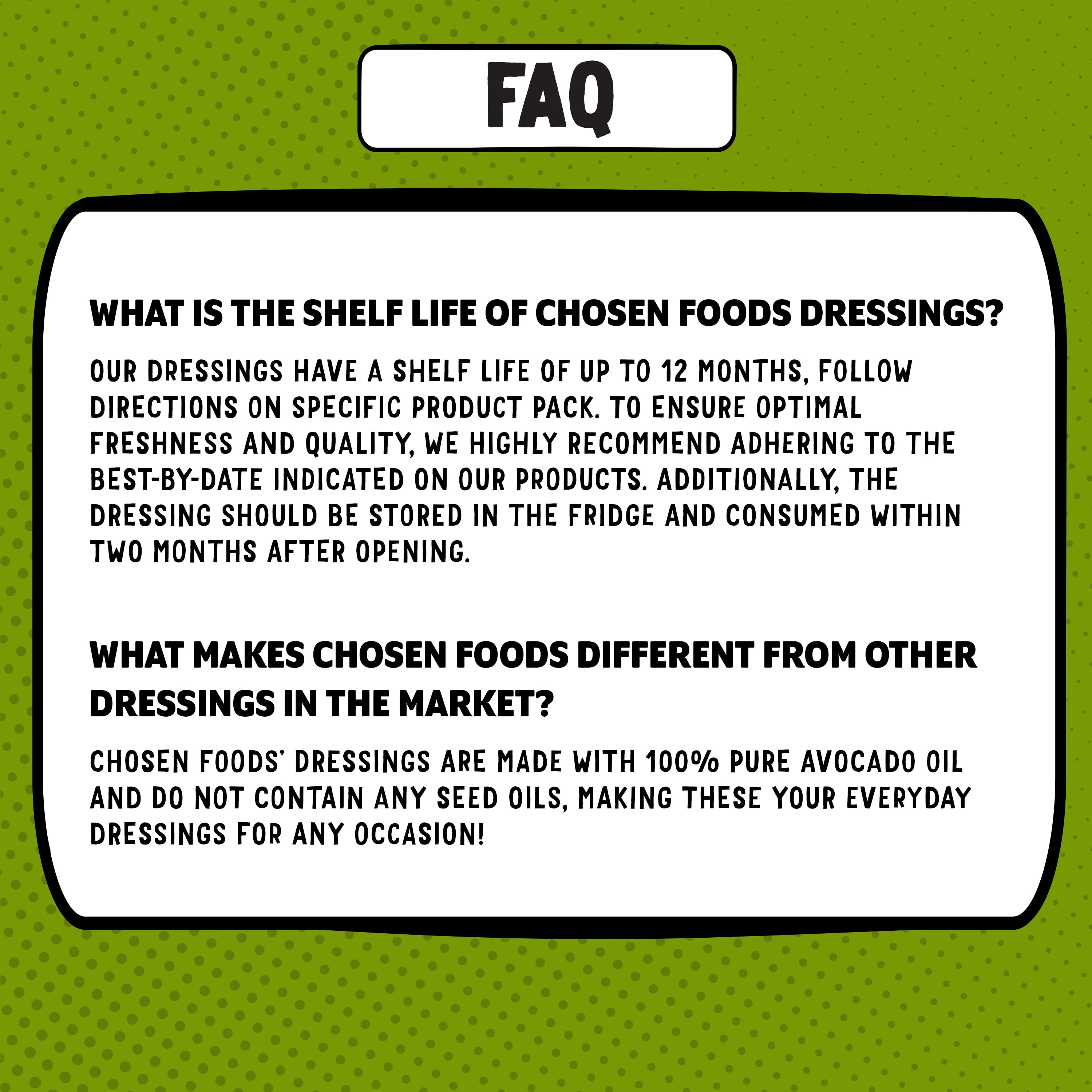 Chosen Foods Classic Ranch Dressing and Dip made with 100% Pure Avocado Oil 8 fl oz