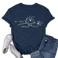 thumbnail image 2 of VJATTWR T-Shirts à Manches Courtes pour Femmes T-Shirt Décontracté Ample à Col Rond pour Femmes / Haut à Manches Courtes pour Confort et Style TTG, 2 of 3