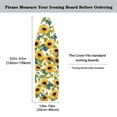 thumbnail image 5 of HELLHERO Extra Thick Ironing Board Cover, 15x54 Ironing Board Cover, Resist Scorching and Staining,Elastic Edges, Sunflowers, 5 of 5