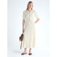 thumbnail image 2 of Free Assembly Women's and Women's Plus Pointelle Button Front Sweater, Lightweight, XS-4X, 2 of 5