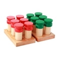 thumbnail image 1 of Siruishop Montessori Smelling Bottles Sensorial Learning Toy for Children Kindergarten, 1 of 8