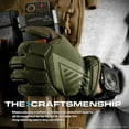 thumbnail image 4 of Glove Station - Impulse Guard Gloves for Men - Touch Screen Gloves Working Gloves Ideal for Sports & Outdoors and Motorcycle - Green, XX-Large, 4 of 4
