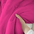 thumbnail image 7 of DNG Creations Hot Pink Colour 3 Piece Point Botton Comforter Solid All-Season 550 GSM 100% Egyptian Cotton, 800 Threads Count - California King - Size, 7 of 7