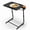 Black, variant on Adjustable tray table - 6 height settings and 3 tilt angle settings | Multi-functional foldable tray table for laptop dining, dinner, or use in bed | Easy to assemble and store | Portable table