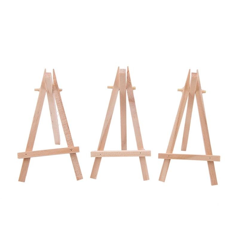 Art Carft W 10x Mini Wooden Arist Easel for Artwork Display,Table Settings Set