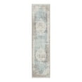 thumbnail image 3 of Unique Loom New Classical Collection Area Rug - Olwen (2' 7" x 10' Runner Light Blue/Ivory), 3 of 7