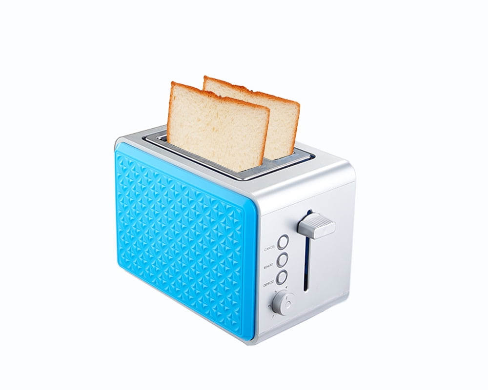2 Slice Toaster ExtraWide Slot Toaster with 6 Shade Settings, Blue…