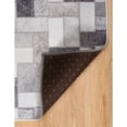 thumbnail image 6 of Contemporary Home Living 3' x 5' Interlocking Mosaic Patchwork Area Throw Rug - Gray and Cream, 6 of 8