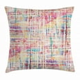 thumbnail image 1 of Watercolor Throw Pillow Cushion Cover, Cool Abstract Scattered Colors in Expressionist Manners Modern Painting Art, Decorative Square Accent Pillow Case, 18 X 18 Inches, Multicolor, by Ambesonne, 1 of 2