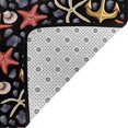 Area Rugs For Living Room Decor golden anchors starfishes shells rope