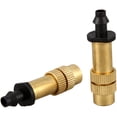 thumbnail image 3 of 100PCS Adjustable Sprayer Brass Misting Nozzle Atomizing Sprinkler for Mini Drip Garden Watering Irrigation Spray, 3 of 8