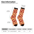thumbnail image 2 of Daiia Red Cars Print Crew Socks – Soft Breathable Long Socks for Men & Women, Moisture-Wicking & Comfortable Daily Wear Socks, One-Size Fits Most (US 5-11), 2 of 6