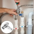 thumbnail image 3 of Miangastore Water Tap Adapter Durable Usage Faucet Adapter Copper 1Pack 2.6X2.2X1in, 3 of 8