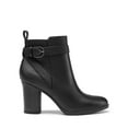 thumbnail image 2 of BURUDANI Women’s Chunky High-Heel Ankle Boots Round Toe, Fall Short Booties, 2 of 6