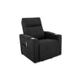 thumbnail image 4 of Sealy Logan Lift Assist Recliner with Adjustable Power Headrest and Active Lumbar Support in Black, 4 of 18