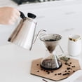 thumbnail image 1 of OVALWARE Pour Over Coffee Dripper Maker - (17oz / 0.5L) Unlock New Flavors with Paperless Stainless Steel Filter, Precision Measuring Cup and Carafe, 1 of 9