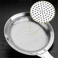 thumbnail image 6 of Qiweii Professional Fine Mesh Oil Skimmer Spoon, Stainless Steel Strainer with Long Handle for Deep Frying, Kitchen Colander for Filtering Food Particles from Oil, Soup, Broth, 6 of 9
