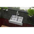 thumbnail image 2 of Elkay ELUHF3320 Lustertone 33 in. x 20-1/2 in. Equal Double Bowl Farmhouse Sink (Stainless Steel), 2 of 3