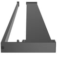 thumbnail image 2 of vidaXL Shower Shelf for Walk-in Shower Wall Black 39.4" Aluminum, 2 of 8