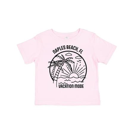 

Inktastic Summer Vacation Mode Naples Beach Florida Gift Toddler Boy or Toddler Girl T-Shirt