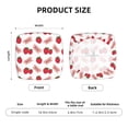 thumbnail image 6 of Balery Strawberry Stretch Couch Cushion Covers, Individual Sofa Cushion Covers, Soft Chair Sofa Seat Cushion Slipcover with Elastic Bottom Milk Silk-16.9in, 6 of 9