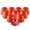 Red 10 pcs, variant on Joernso 1/10 Sets Dice Cup with Clear Cover Base Dot Dice Manual Shaker Cup Adults Family Night Bar Party Gambling Drinking Board Game Casino Equipment