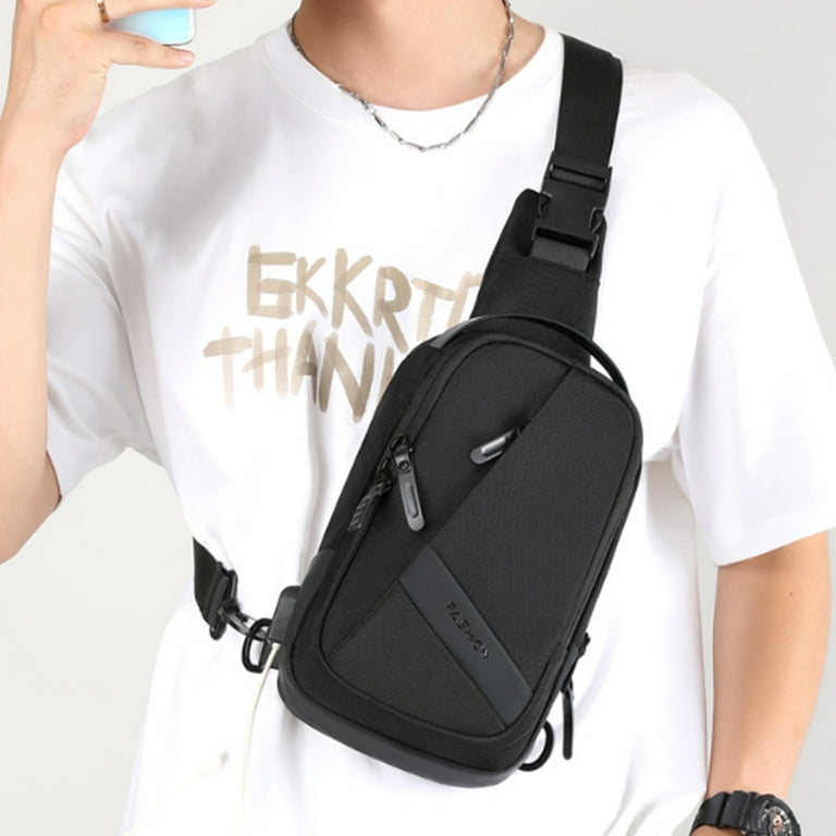 Crossbody Backpack Shoulder Messenger Bag for Men Women