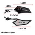 thumbnail image 4 of ESUPPORT Rétroviseur Universel Noir pour Moto, Scooter, ATV, 4 of 4