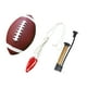 thumbnail image 3 of Fútbol de cuero y bolso de malla, fútbol de entrenamiento suave y cómodo, pelota de rugby para jugar jugando al aire libre en interiores 24 cm a 25 cm, 3 of 8