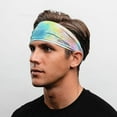 thumbnail image 2 of Suddora Non Slip 3.5" Tapered Twist Tie-Dye Headband - Fashion, Summer, Beach, Outdoor and Sports, 2 of 6