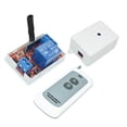 thumbnail image 1 of 24V 1-Channel Relay Switch Módulo 433M 15m-1000m Remote 2-Button Controller Cola Interruptor de relé, 1 of 8
