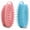 Pink & Blue, variant on AIMAIAIMAI 2-Pack Silicone Body Scrubber | Dual-Sided Silicone Loofah & Scalp Massager | Hygienic, Quick-Drying Bath Brush for All Ages (Pink & Black)