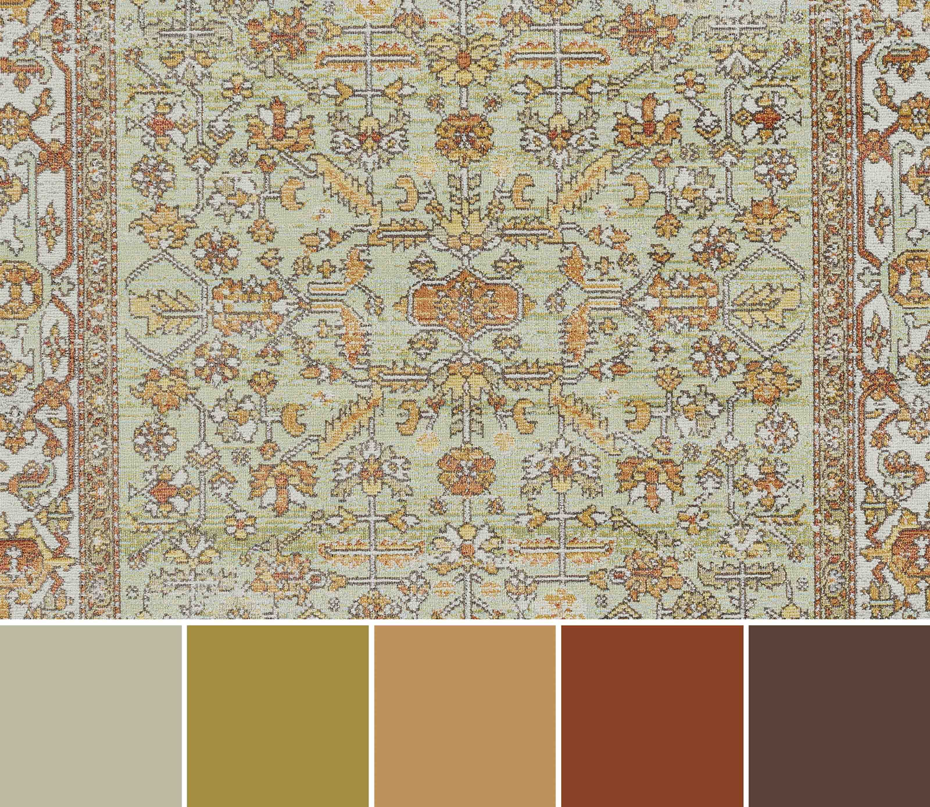 ECARPET Hailey Traditional Area Rug for Living Room, Bedroom, Dining Entrance, Hallway and More.