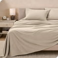 thumbnail image 2 of Bare Home  Polar Fleece Deep Pocket Sheet Set Sand Twin XL, 2 of 5