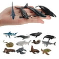 thumbnail image 3 of 12 Unids/set Figuras de Animales Del Marinas Modelo Realista Juguetes Tiburón, 3 of 9