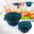 thumbnail image 4 of Drain Rack Kitchen Draining Rack Round Silicone Foldable High Temperature Telescopic Outdoor Camping Drain Plate for Fruit Vegetables, 4 of 7