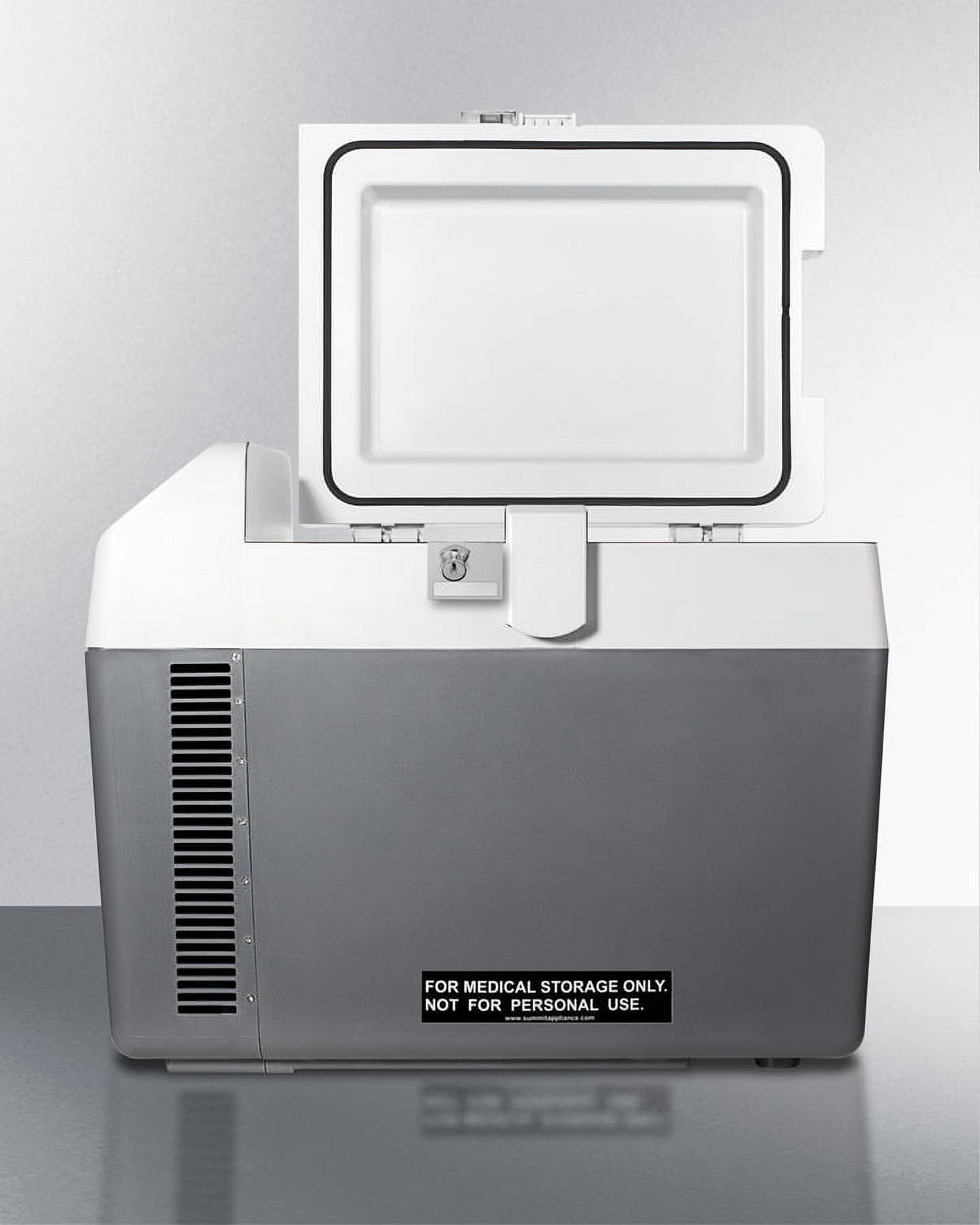 Portable Refrigerator/Freezer, Gray with Lock