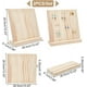 thumbnail image 4 of Exhibidor de aretes de madera con 108 orificios, organizador de joyería con bases, soporte para aretes de botón., 4 of 7