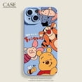 thumbnail image 3 of Disney Winnie the Pooh Liquid Silicone Phone Case For iPhone 15 14 11 13 12 Pro Max X XR XS 7 8 Plus SE2 Protection Back Cover, 3 of 5