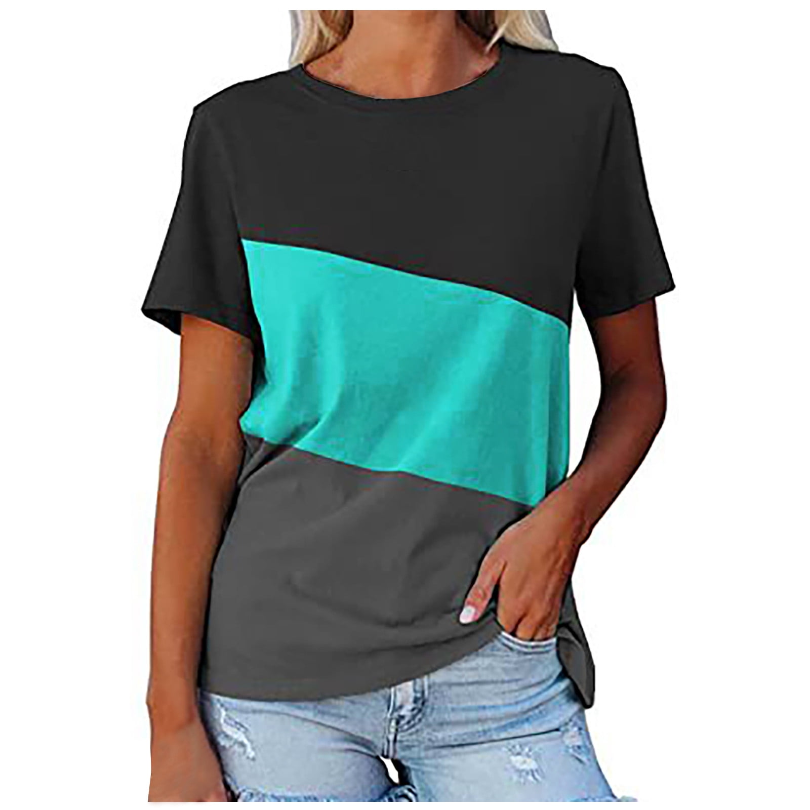 Summer Shirts for Women I am Not a Monring Person Cute Funny Tee Tops Tank Tops Casual Loose Fashion Tunic T-Shirt Blouses 