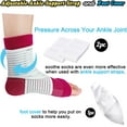 thumbnail image 3 of Minzimin Neuropathy Socks for Women and Men, Soothe Socks Ankle Brace Plantar Fasciitis Relief, 3 of 7