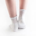 thumbnail image 4 of Doc Ortho Loose Fit Cotton Diabetic Socks for Men and Women, 12 Pairs, 1/4 Crew, 4 of 5