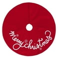 thumbnail image 1 of Christmas Decorations Christmas Decorative Red Letter Tree Skirt, 1 of 5