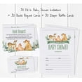 thumbnail image 3 of Inkdotpot Set Of 30Jungle Animals Baby Shower Invitations-Diaper Raffle Tickets And Baby Shower Book Request Cards Gender Neutral Invites Its A Boy Its A Girl, 3 of 8