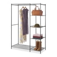 thumbnail image 2 of Whitmor Double Rod Closet with Shelves - Black, 2 of 4