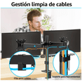 thumbnail image 3 of "Soporte De Monitor Mountup De Doble Brazo Para 13-32 Malubero,  Negro ", 3 of 5