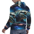 thumbnail image 6 of Fotbe Men's Hoodie with Starry Sky Colorful Crocodile A Pattern - Kangaroo Pocket Pullover Hooded Sweatshirt, Perfect for Daily Wear, Travel, and Home-XX-Large, 6 of 7