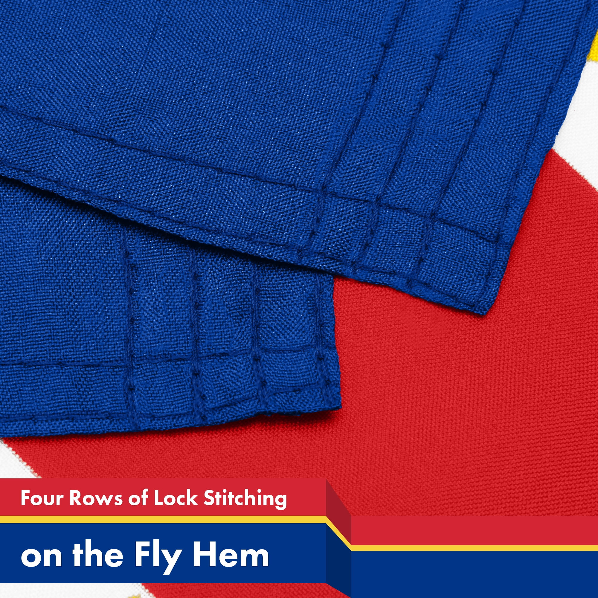 G128 Combo Pack: American USA Flag 3x5 Ft & Cape Verde Cape Verdean Flag 3x5 Ft | Both LiteWeave Pro Series Printed 150D Polyester | Country Flag, Indoor/Outdoor, Vibrant Colors, Brass Grommets