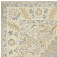 thumbnail image 5 of SAFAVIEH Micro-Loop Barnes Floral Bordered Wool Area Rug, Beige/Grey, 5' x 8', 5 of 7